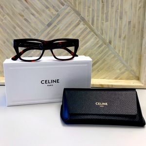 Brand new Celine eyeglass frame with box, case and cleaning cloth